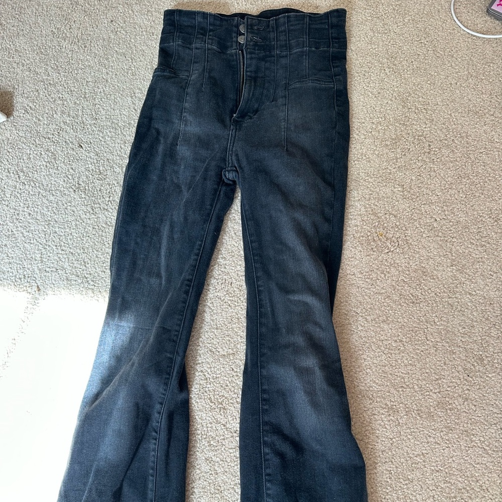 Free People Black Jeans